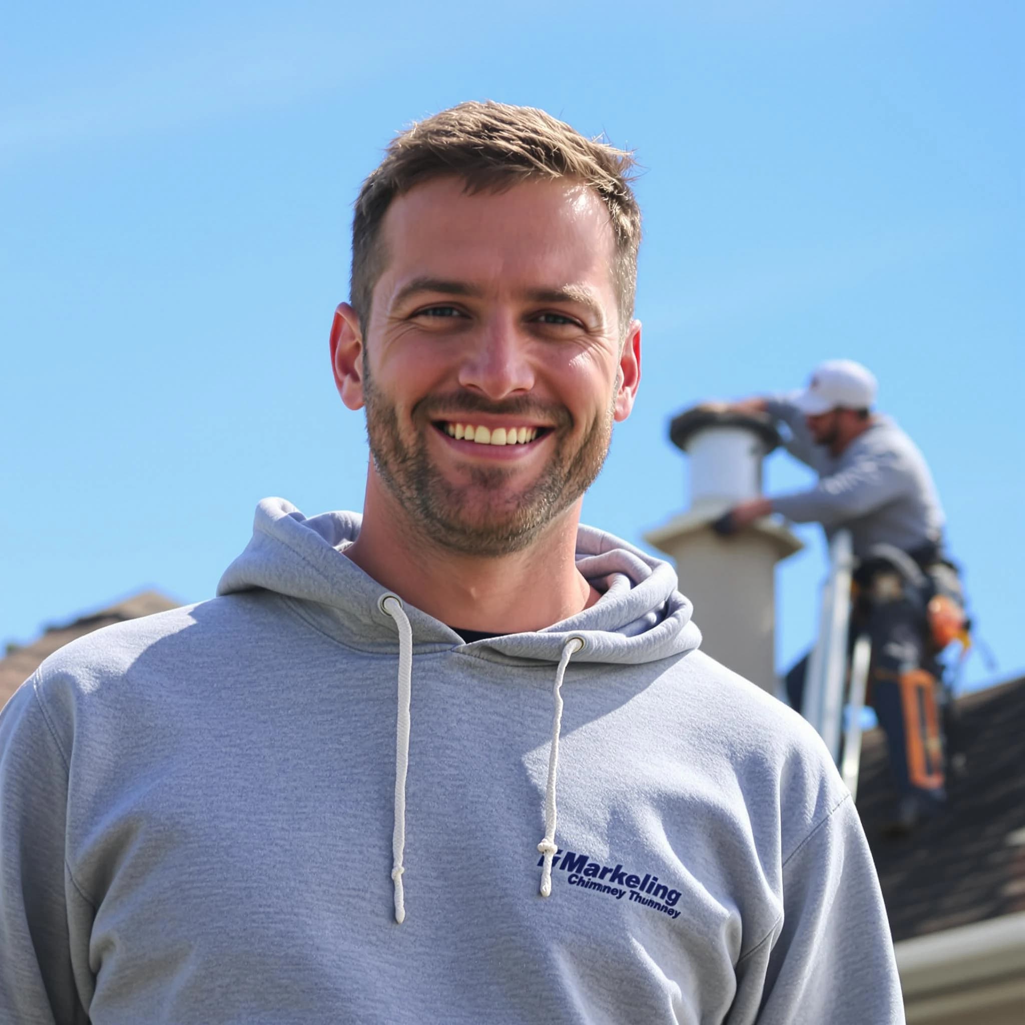 The Edgewater Chimney Sweep team.