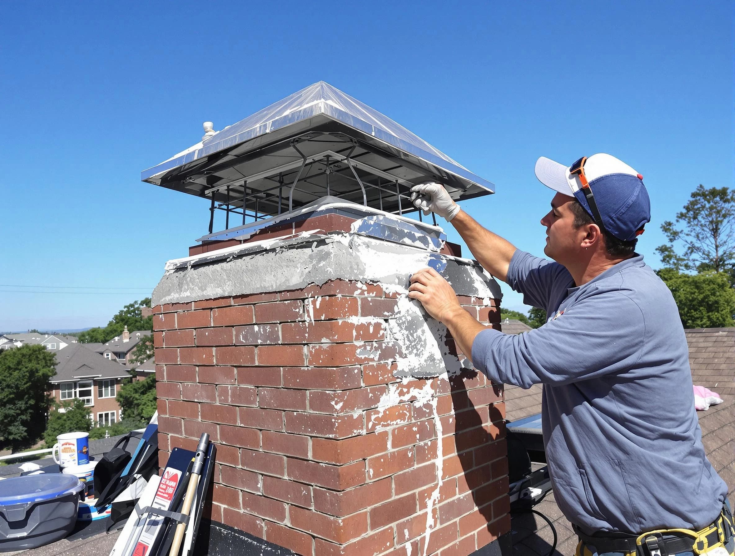 Chimney Crown Services service in Edgewater, CO